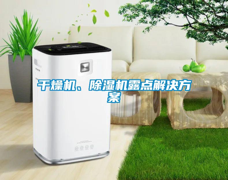 干燥機、除濕機露點(diǎn)解決方案