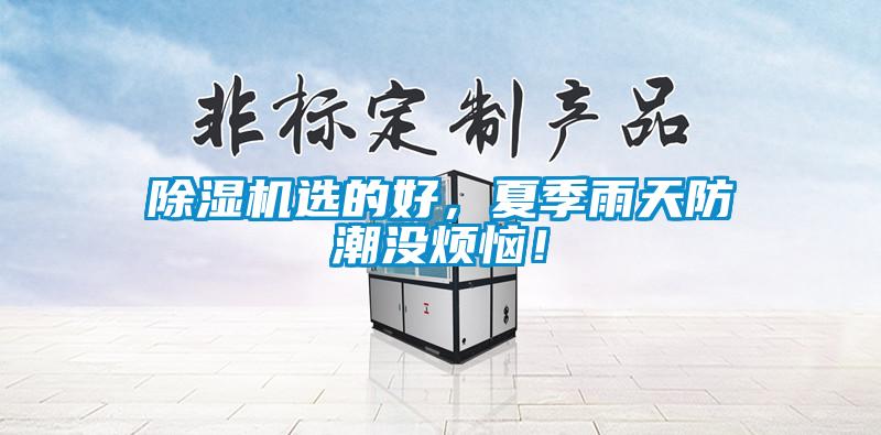除濕機選的好，夏季雨天防潮沒(méi)煩惱！