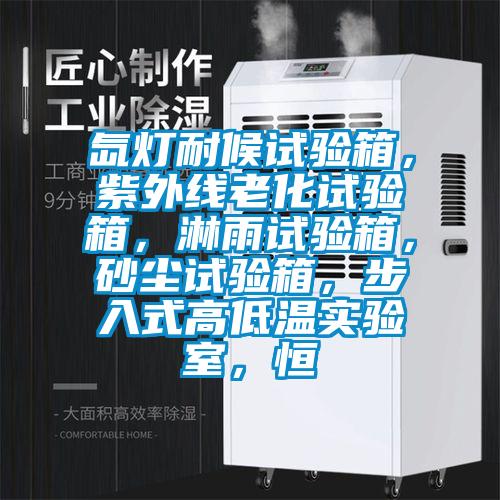 氙燈耐候試驗箱，紫外線(xiàn)老化試驗箱，淋雨試驗箱，砂塵試驗箱，步入式高低溫實(shí)驗室，恒