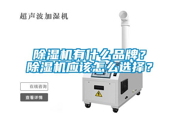除濕機有什么品牌？除濕機應該怎么選擇？