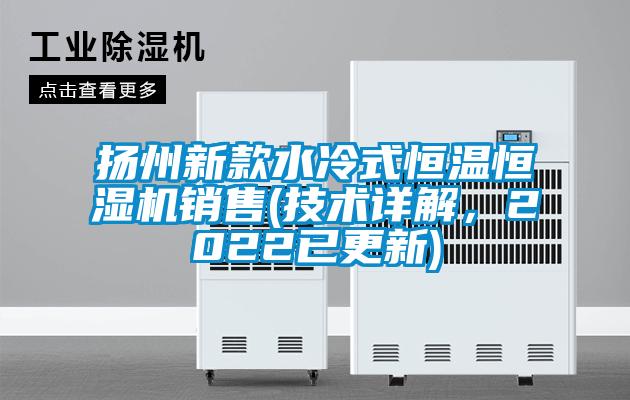 揚州新款水冷式恒溫恒濕機銷(xiāo)售(技術(shù)詳解，2022已更新)