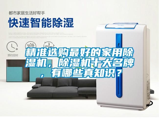 精準選購最好的家用除濕機，除濕機十大名牌，有哪些真知識？