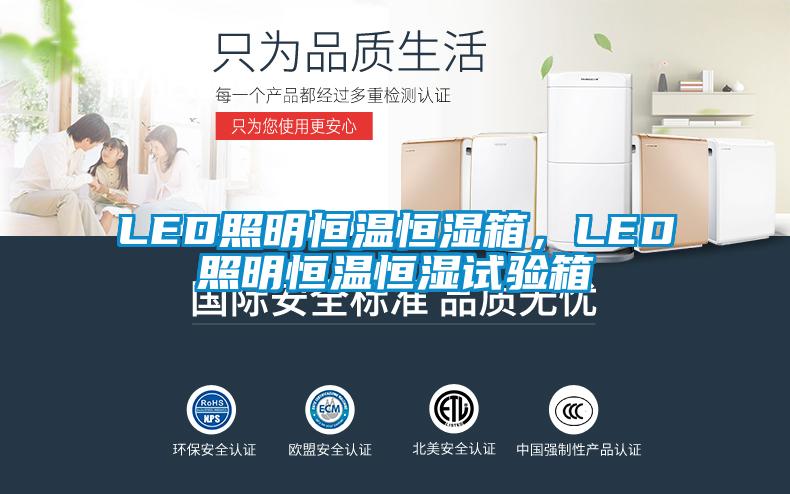 LED照明恒溫恒濕箱，LED照明恒溫恒濕試驗箱