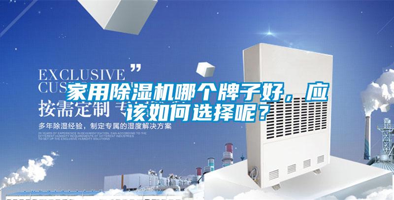 家用除濕機哪個(gè)牌子好，應該如何選擇呢？