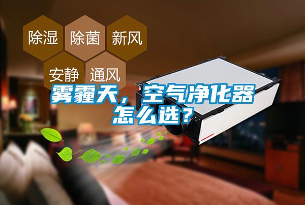 霧霾天，空氣凈化器怎么選？