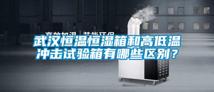 武漢恒溫恒濕箱和高低溫沖擊試驗箱有哪些區別？