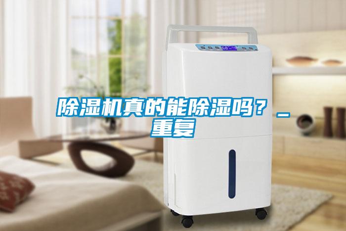 除濕機真的能除濕嗎？_重復