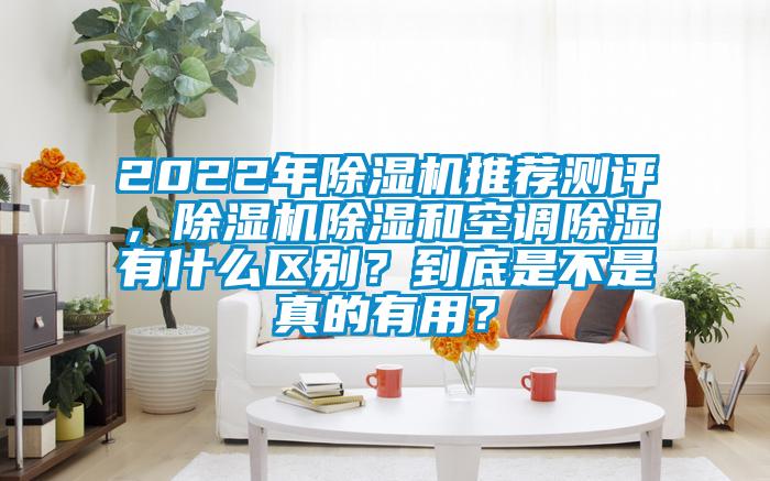 2022年除濕機推薦測評，除濕機除濕和空調除濕有什么區別？到底是不是真的有用？