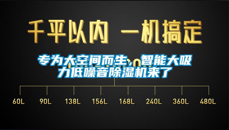 專(zhuān)為大空間而生，智能大吸力低噪音除濕機來(lái)了