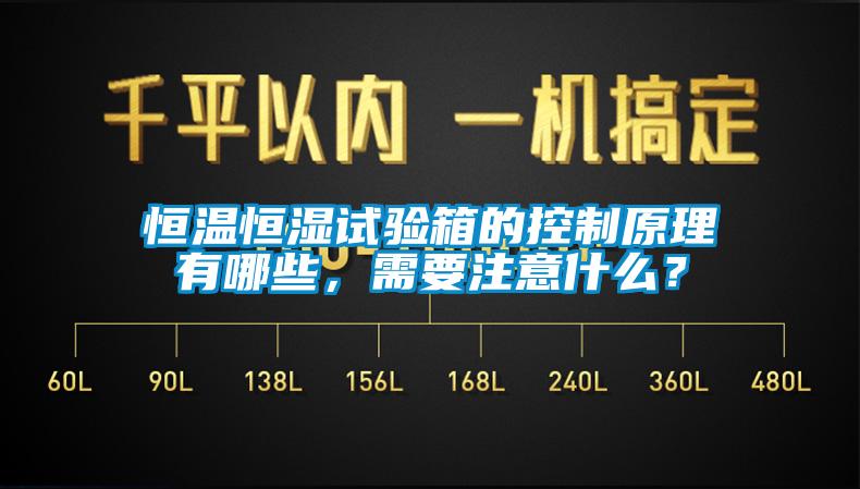 恒溫恒濕試驗箱的控制原理有哪些，需要注意什么？