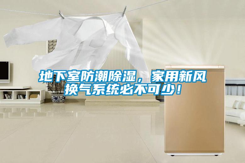 地下室防潮除濕，家用新風(fēng)換氣系統必不可少！