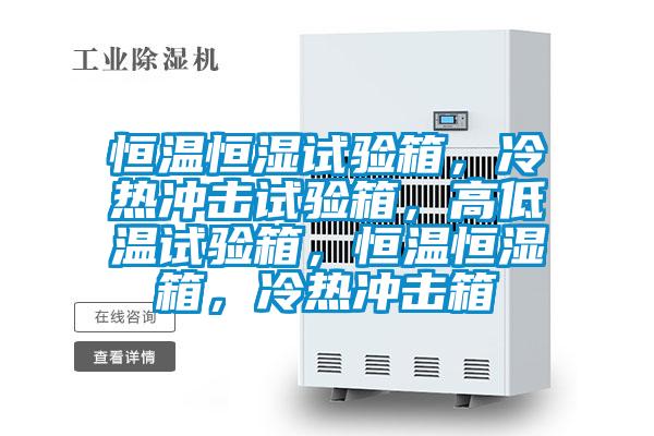 恒溫恒濕試驗箱，冷熱沖擊試驗箱，高低溫試驗箱，恒溫恒濕箱，冷熱沖擊箱