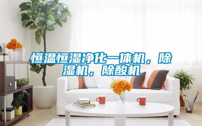 恒溫恒濕凈化一體機，除濕機，除酸機