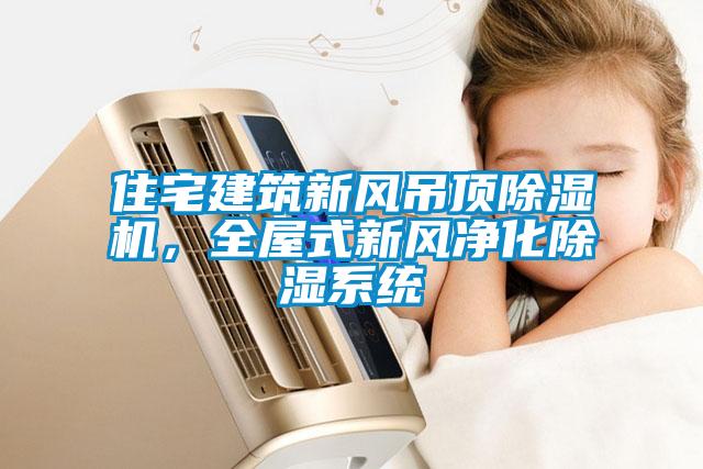 住宅建筑新風(fēng)吊頂除濕機，全屋式新風(fēng)凈化除濕系統