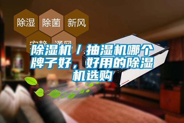 除濕機／抽濕機哪個(gè)牌子好，好用的除濕機選購
