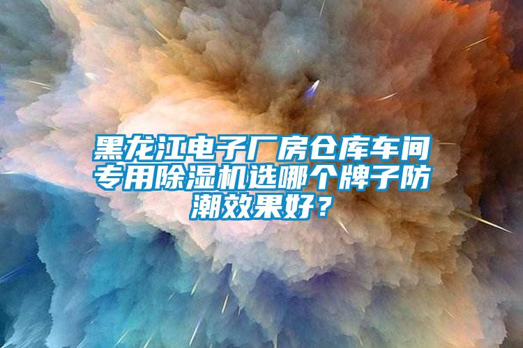 黑龍江電子廠(chǎng)房倉庫車(chē)間專(zhuān)用除濕機選哪個(gè)牌子防潮效果好？