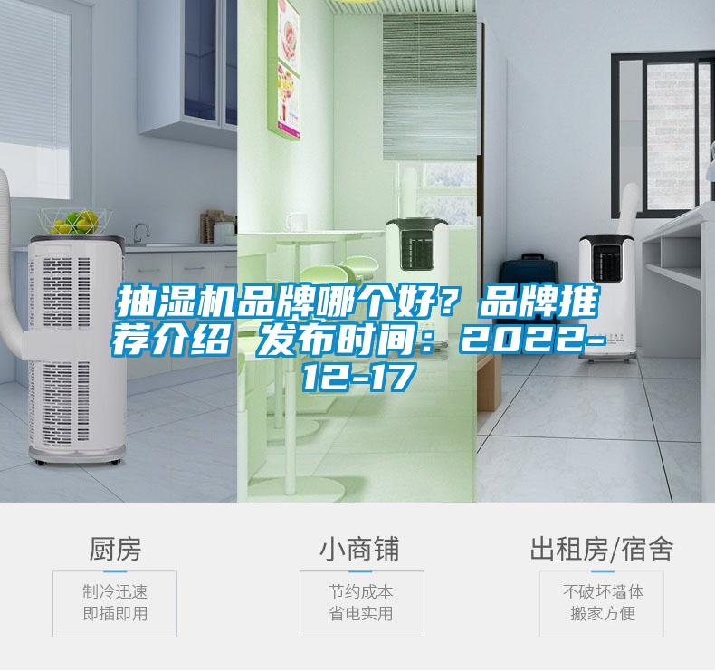 抽濕機品牌哪個(gè)好？品牌推薦介紹 發(fā)布時(shí)間：2022-12-17