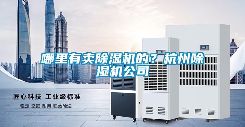 哪里有賣(mài)除濕機的？杭州除濕機公司