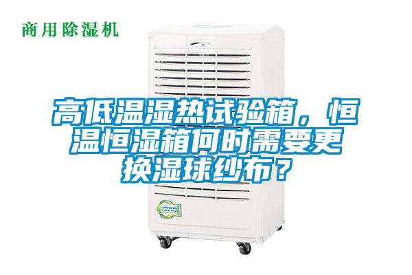 高低溫濕熱試驗箱，恒溫恒濕箱何時(shí)需要更換濕球紗布？