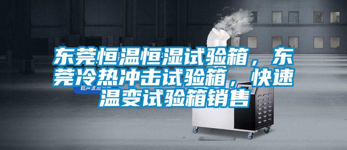 東莞恒溫恒濕試驗箱，東莞冷熱沖擊試驗箱，快速溫變試驗箱銷(xiāo)售