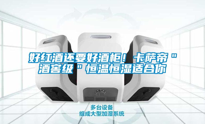 好紅酒還要好酒柜！卡薩帝＂酒窖級＂恒溫恒濕適合你