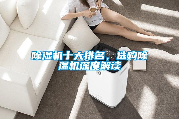 除濕機十大排名，選購除濕機深度解讀