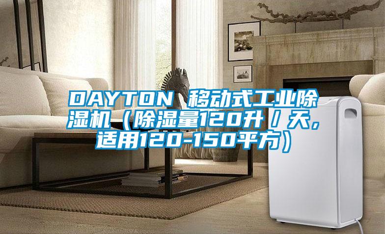 DAYTON 移動(dòng)式工業(yè)除濕機（除濕量120升／天，適用120-150平方）