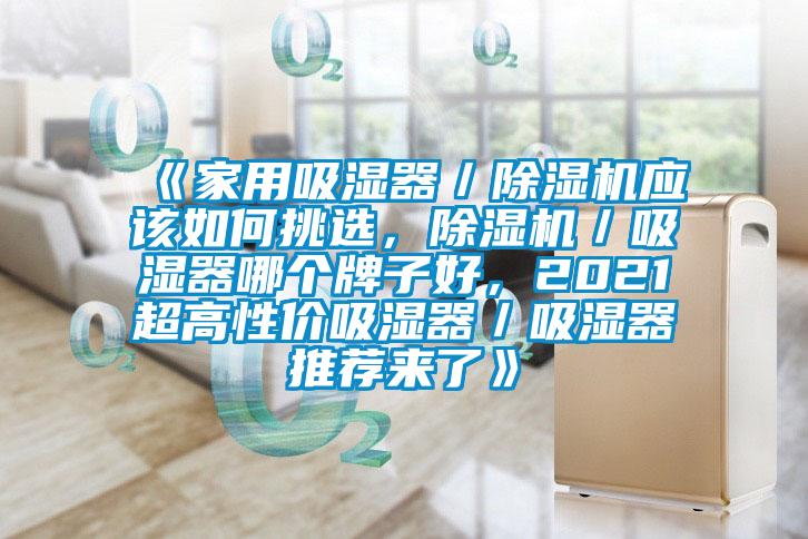《家用吸濕器／除濕機應該如何挑選，除濕機／吸濕器哪個(gè)牌子好，2021超高性?xún)r(jià)吸濕器／吸濕器推薦來(lái)了》