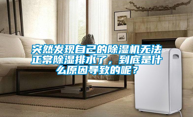 突然發(fā)現自己的除濕機無(wú)法正常除濕排水了，到底是什么原因導致的呢？