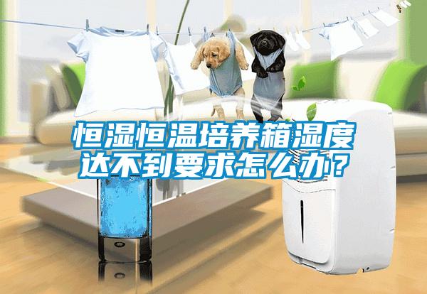 恒濕恒溫培養箱濕度達不到要求怎么辦？