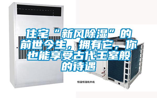 住宅“新風(fēng)除濕”的前世今生，擁有它，你也能享受古代王室般的待遇
