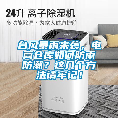 臺風(fēng)暴雨來(lái)襲，電商倉庫如何防雨防潮？這幾個(gè)方法請牢記！