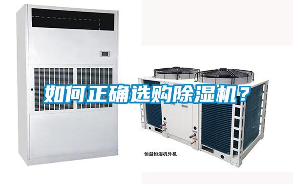 如何正確選購除濕機？