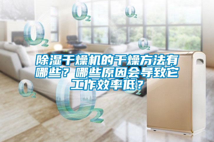 除濕干燥機的干燥方法有哪些？哪些原因會(huì )導致它工作效率低？