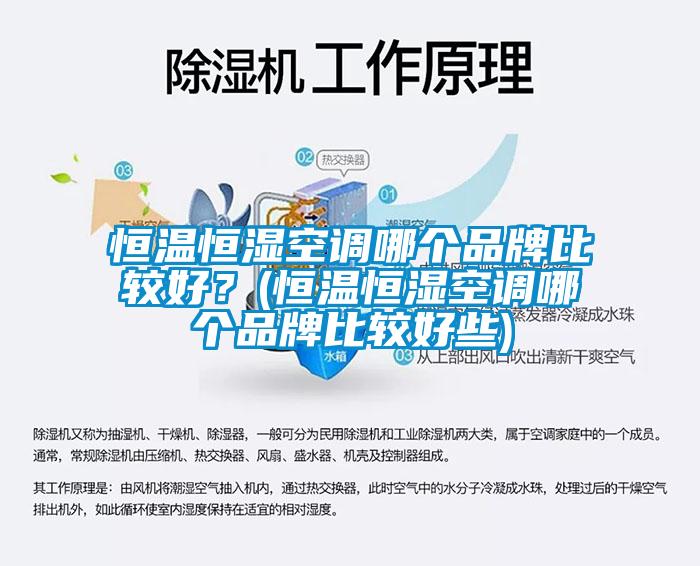 恒溫恒濕空調哪個(gè)品牌比較好？(恒溫恒濕空調哪個(gè)品牌比較好些)