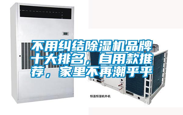 不用糾結除濕機品牌十大排名，自用款推薦，家里不再潮乎乎