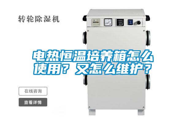 電熱恒溫培養箱怎么使用？又怎么維護？