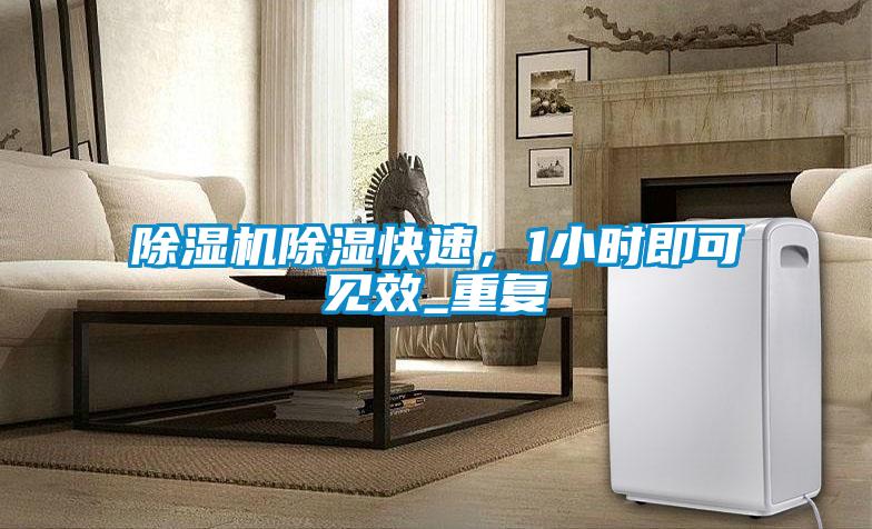 除濕機除濕快速，1小時(shí)即可見(jiàn)效_重復