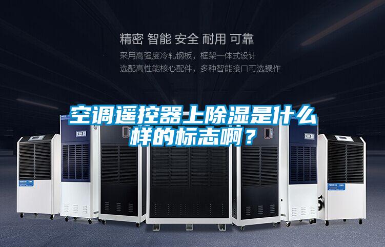 空調遙控器上除濕是什么樣的標志??？