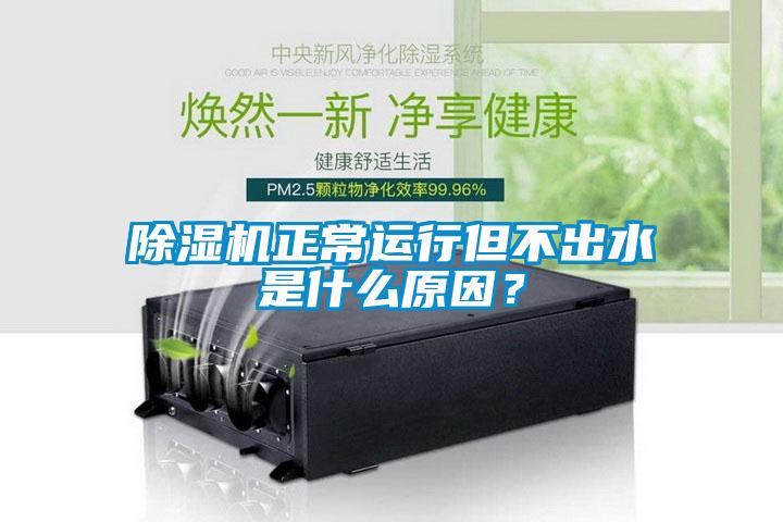除濕機正常運行但不出水是什么原因？