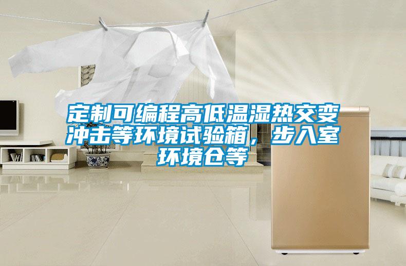 定制可編程高低溫濕熱交變沖擊等環(huán)境試驗箱，步入室環(huán)境倉等