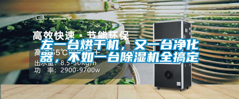 左一臺烘干機，又一臺凈化器，不如一臺除濕機全搞定