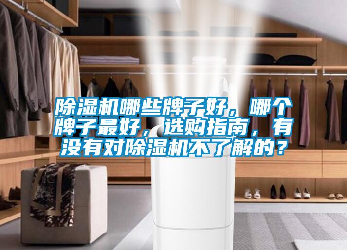 除濕機哪些牌子好，哪個(gè)牌子最好，選購指南，有沒(méi)有對除濕機不了解的？