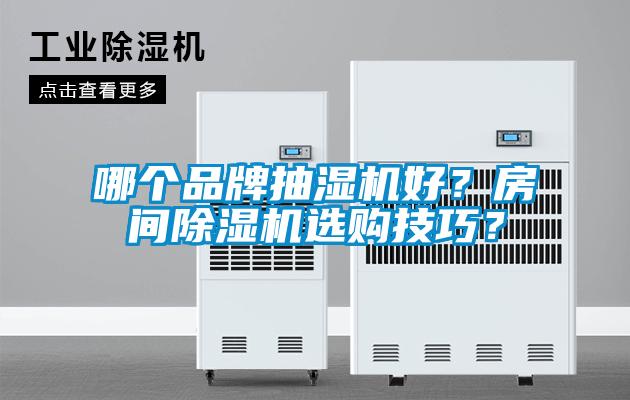 哪個(gè)品牌抽濕機好？房間除濕機選購技巧？
