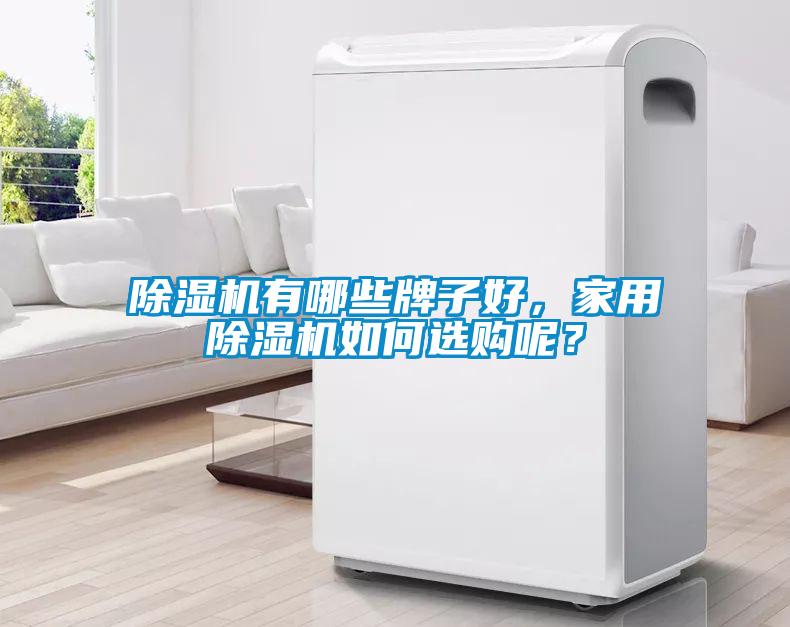 除濕機有哪些牌子好，家用除濕機如何選購呢？