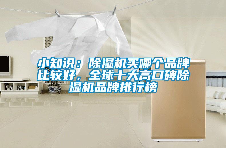 小知識：除濕機買(mǎi)哪個(gè)品牌比較好，全球十大高口碑除濕機品牌排行榜