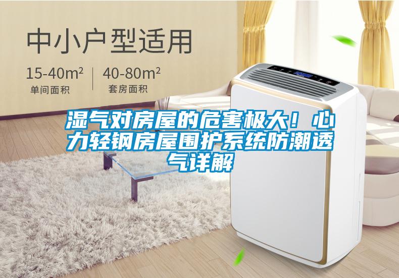 濕氣對房屋的危害極大！心力輕鋼房屋圍護系統防潮透氣詳解