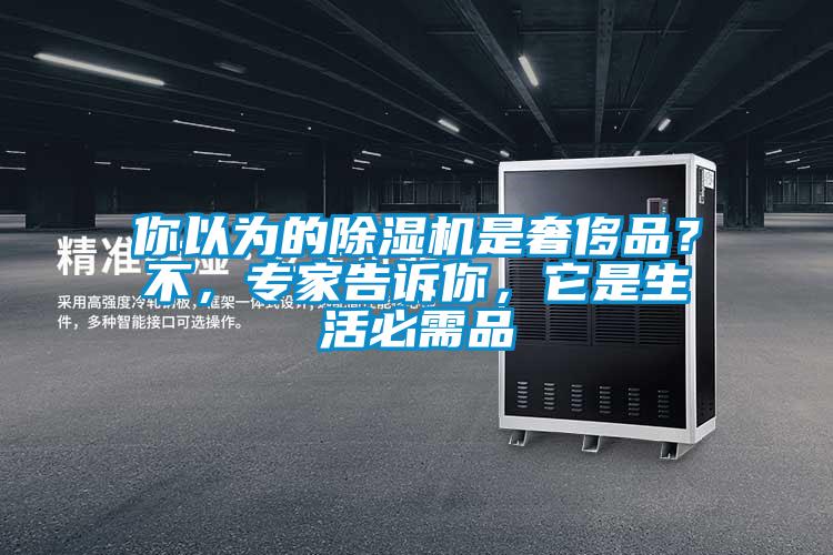 你以為的除濕機是奢侈品？不，專(zhuān)家告訴你，它是生活必需品