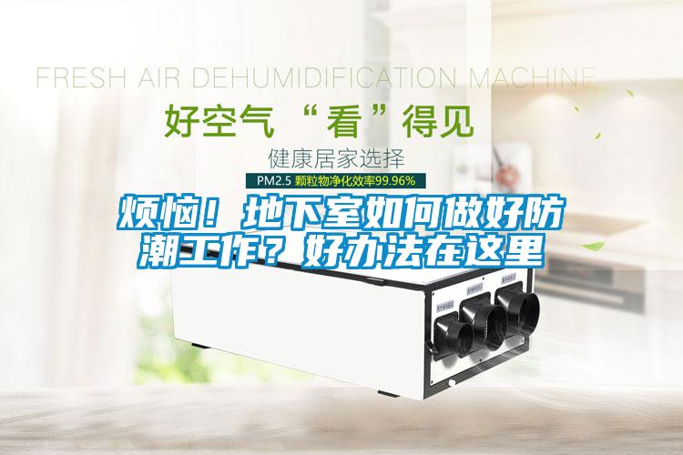 煩惱！地下室如何做好防潮工作？好辦法在這里