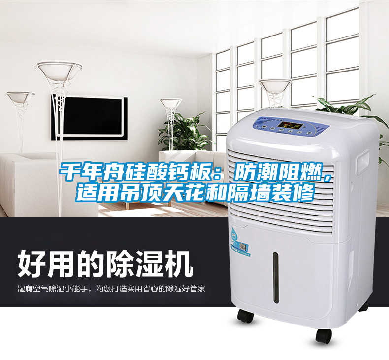 千年舟硅酸鈣板：防潮阻燃，適用吊頂天花和隔墻裝修